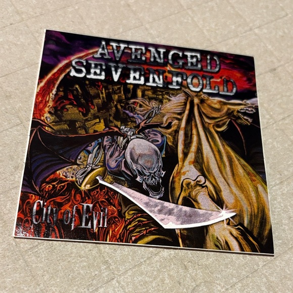 Avenged Sevenfold City of Evil Sticker - Picture 1 of 4